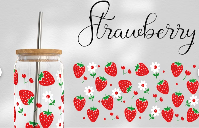 "Strawberry" UV-Transfer