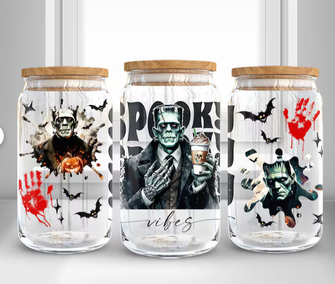 "Spooky Frankenstein" UV-Transfer