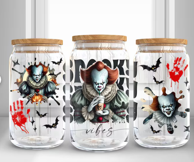 "Spooky Clown" UV-Transfer