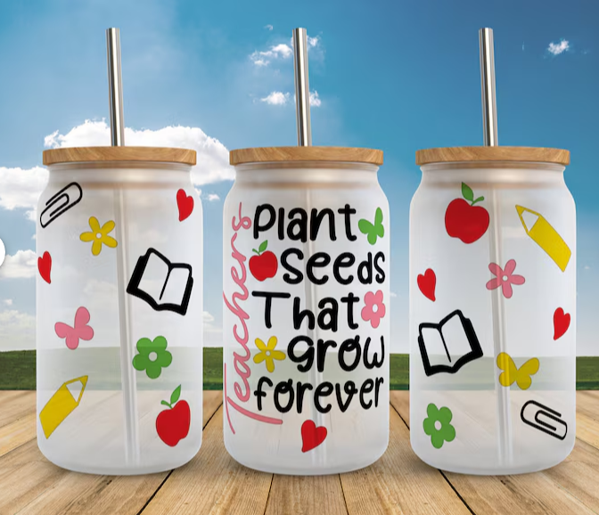 "Plant Seeds That Grow Forever" Uv-Transfer