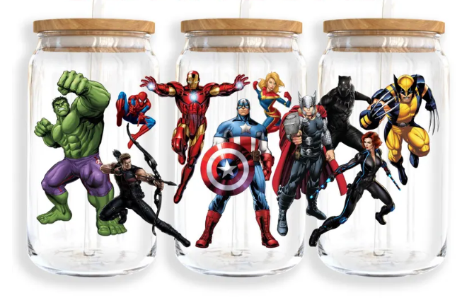 " Super Heros" Uv-Transfer