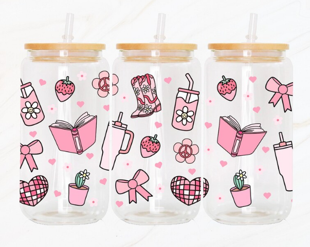 "Everything Pink" Uv-Transfer