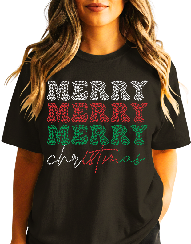 "Merry Merry" Spangle Transfer