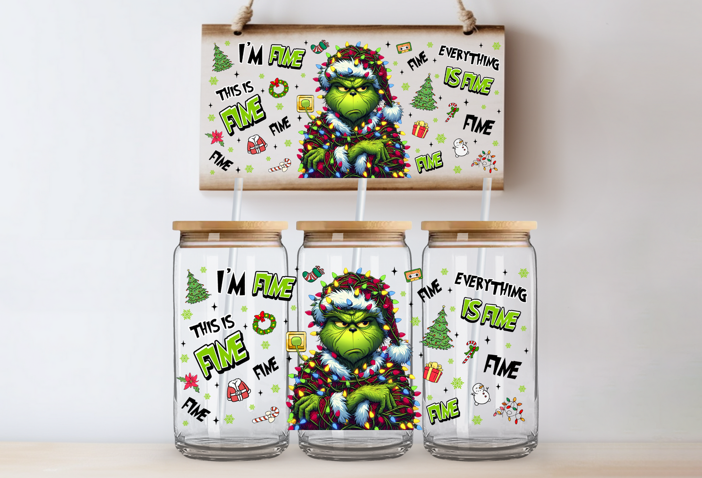 "I'm Fine" Uv-Transfer