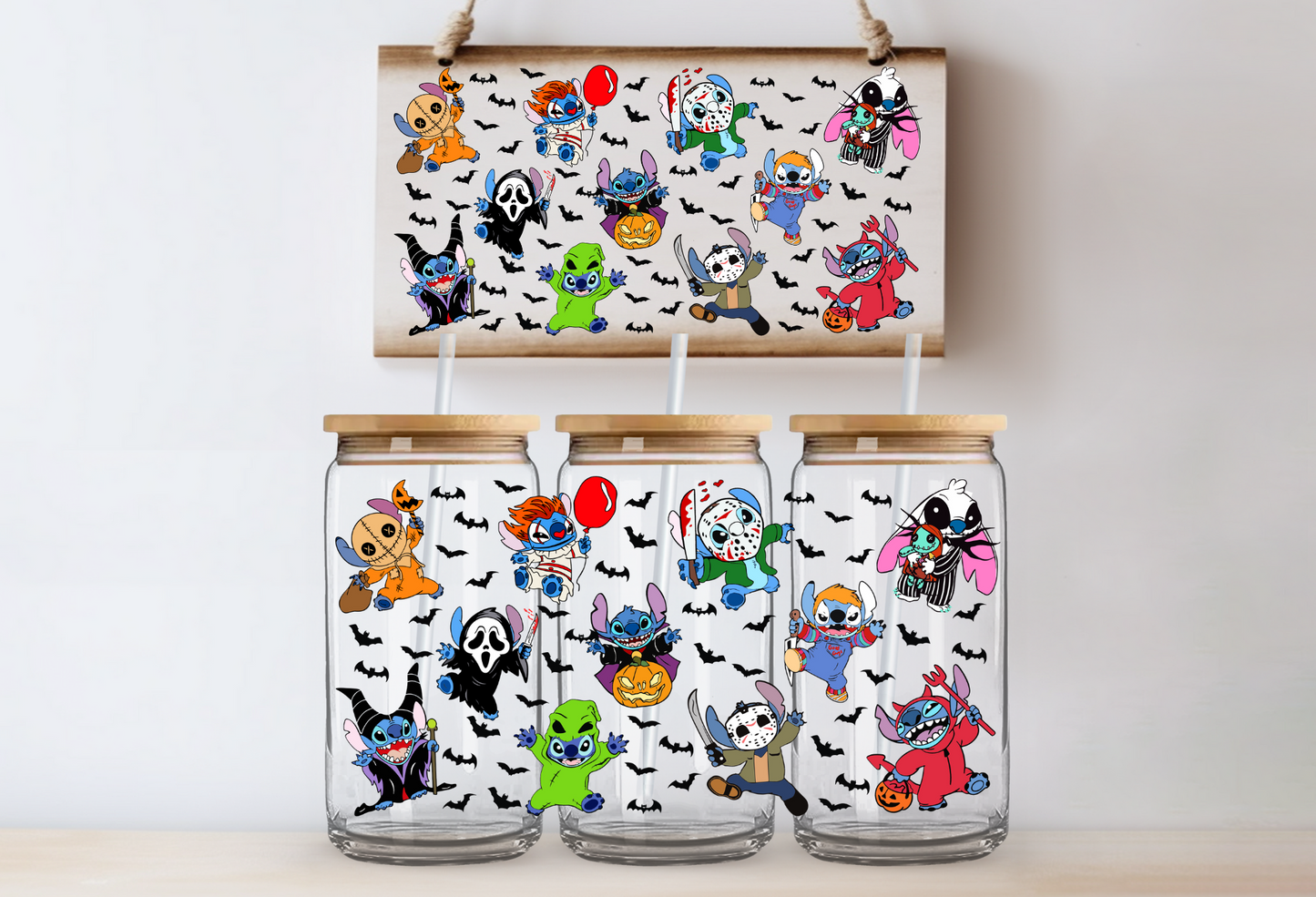 "Cartoons Halloween" Uv-Transfer