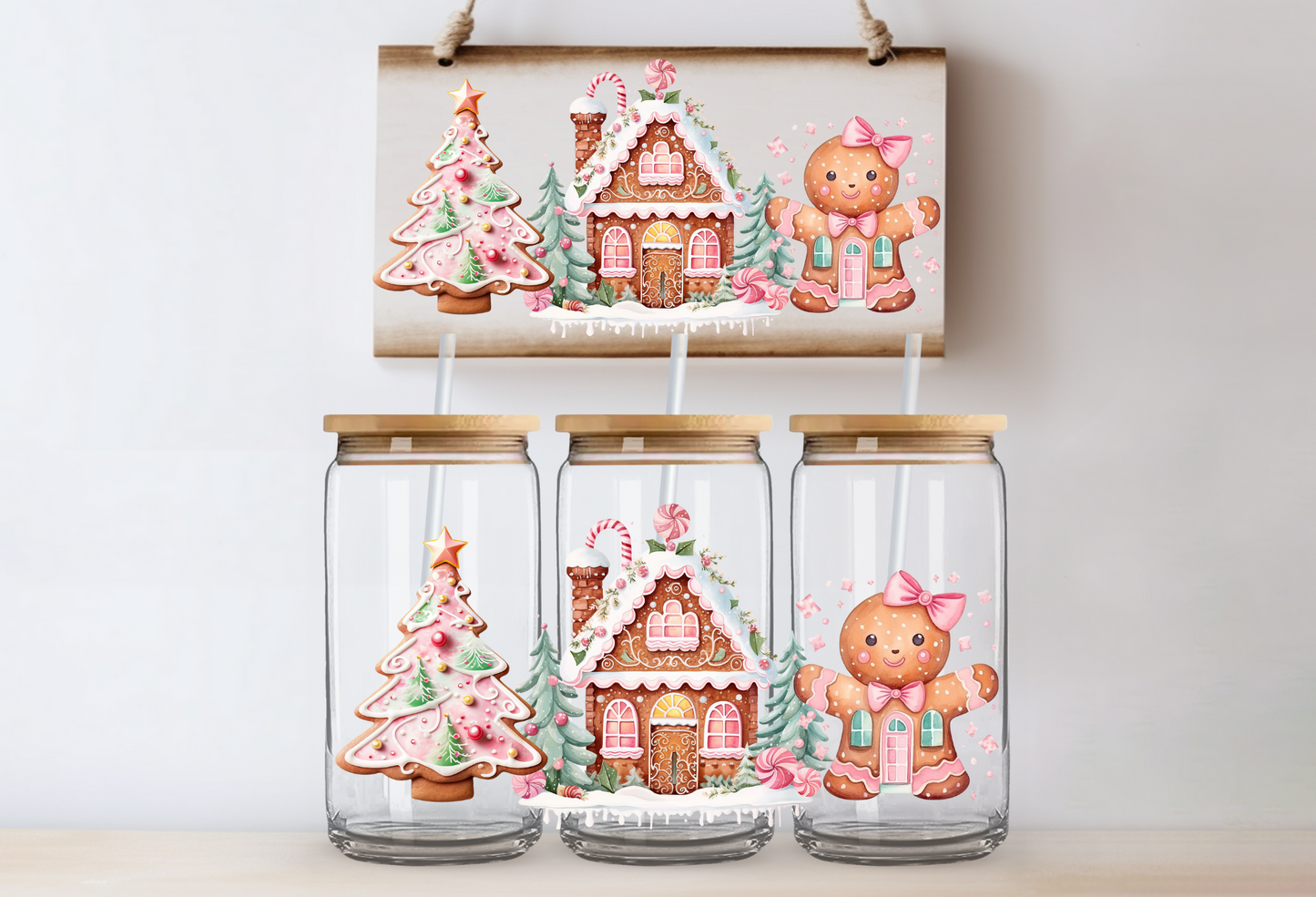 "Christmas Village" Uv-Transfer