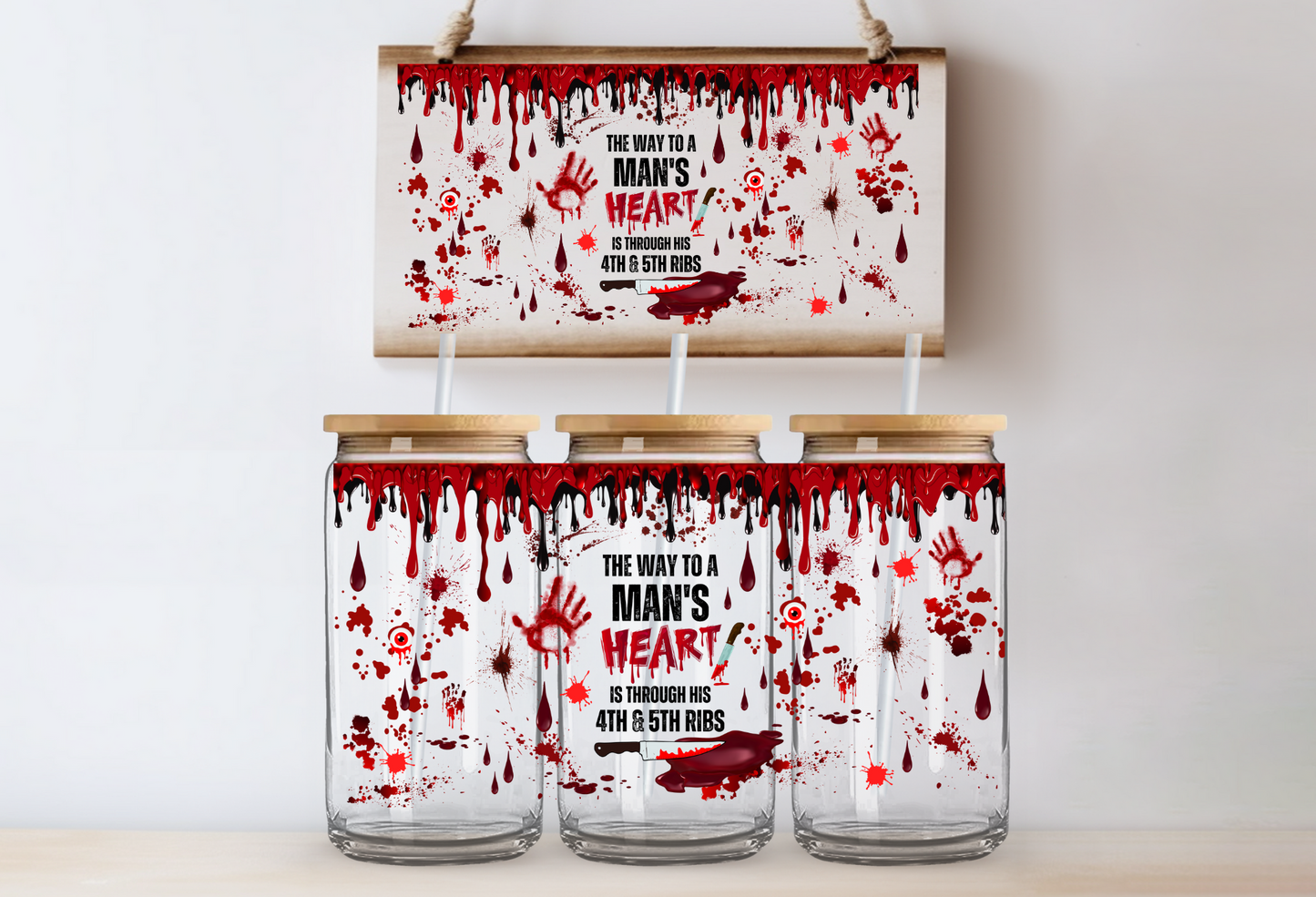 "Bloody Horror" Uv-Transfer