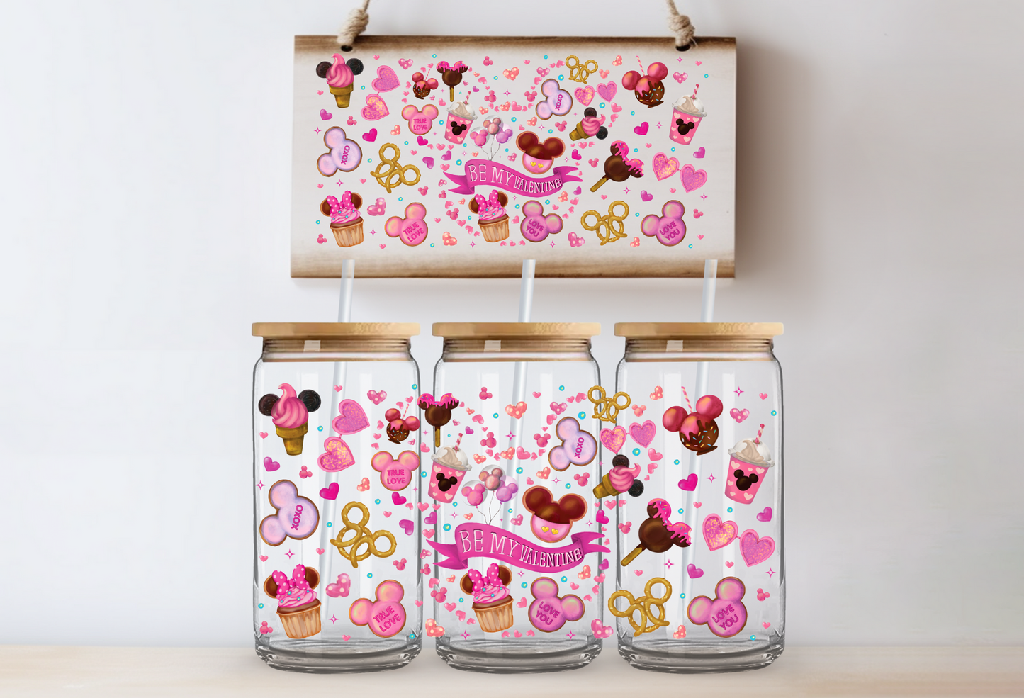"Be My Valentine" Uv-Transfer