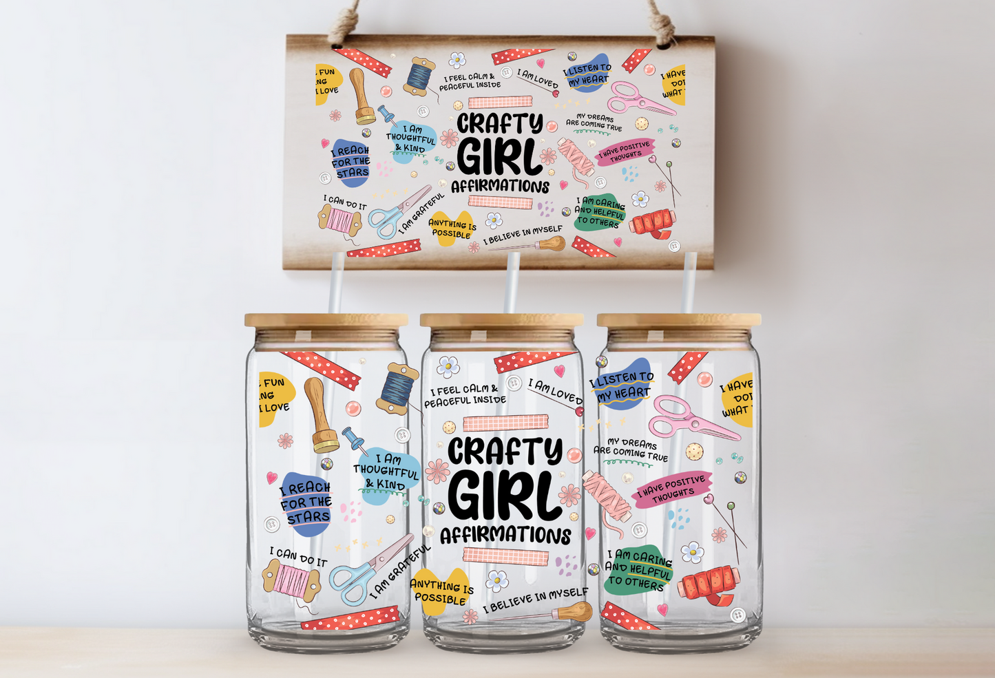 "Crafty Girl" Uv-Transfer