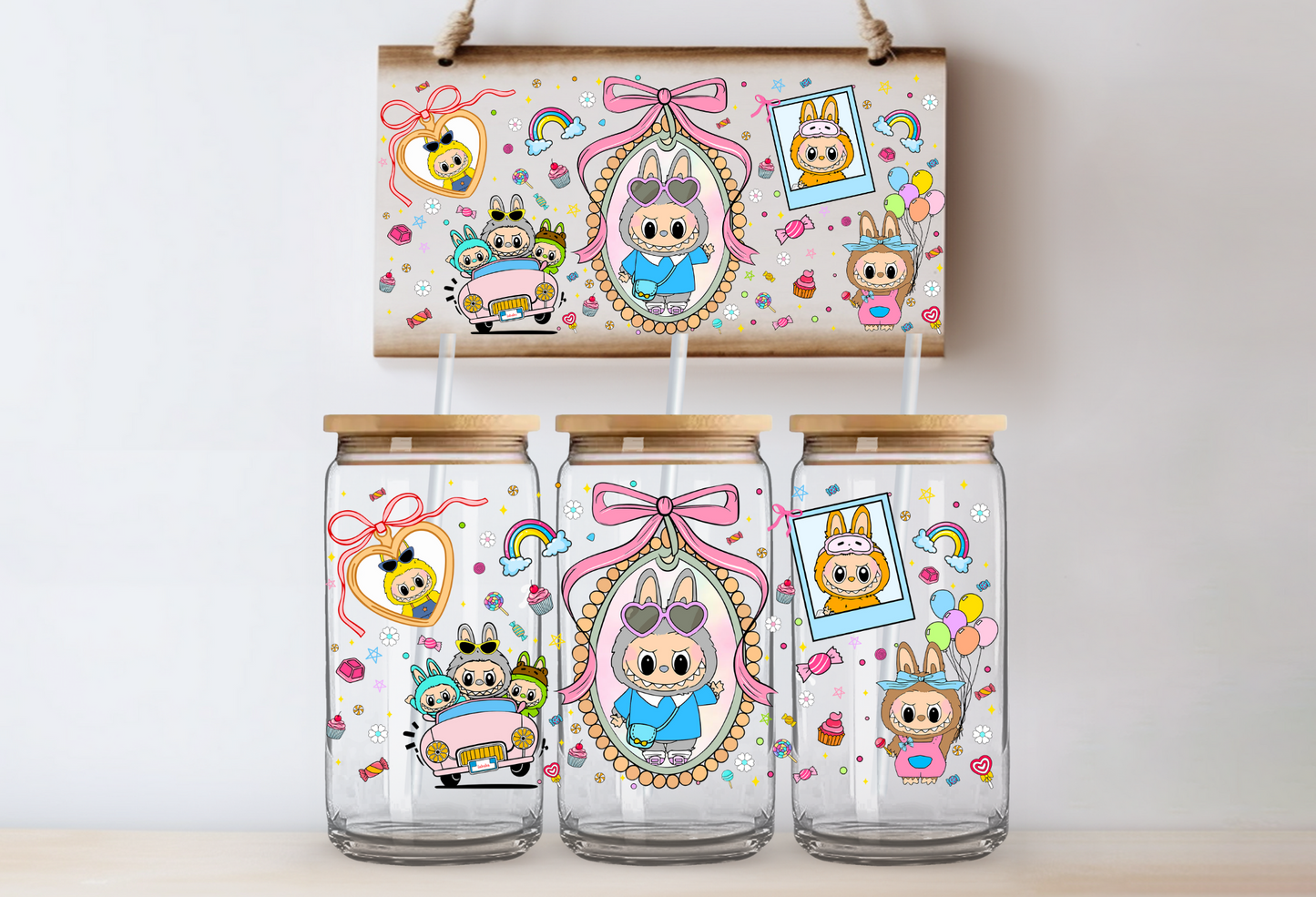 "Funny Characters" Uv Transfers