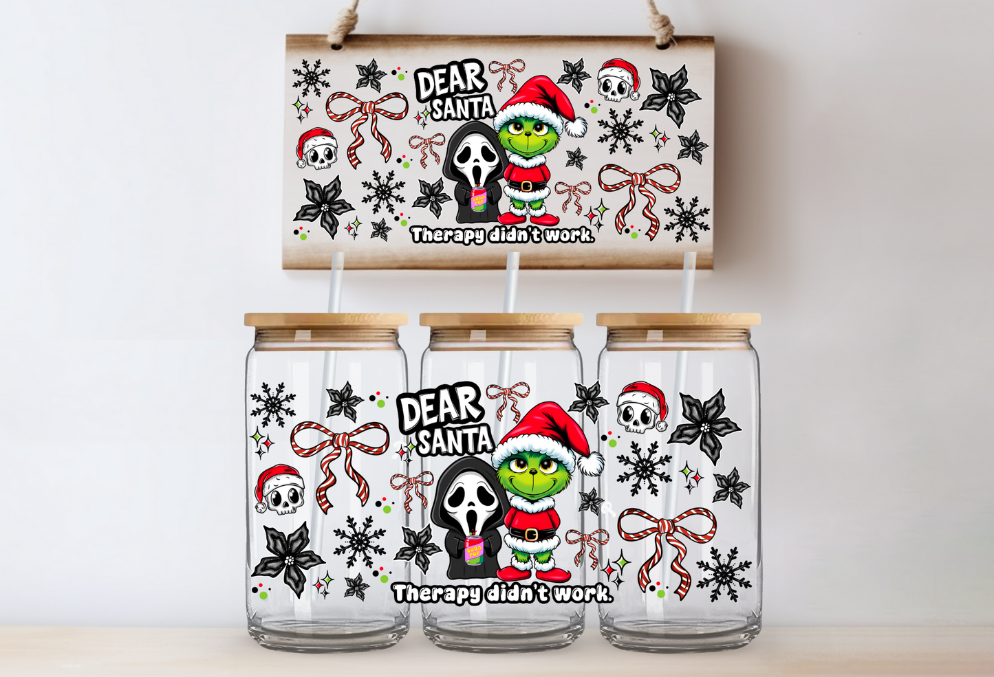 "Dear Santa" Uv-Transfer