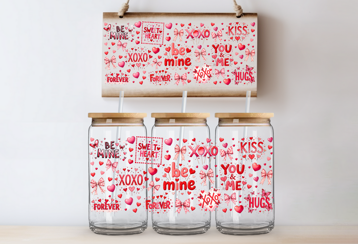 "Be mine💞" Uv-Transfer