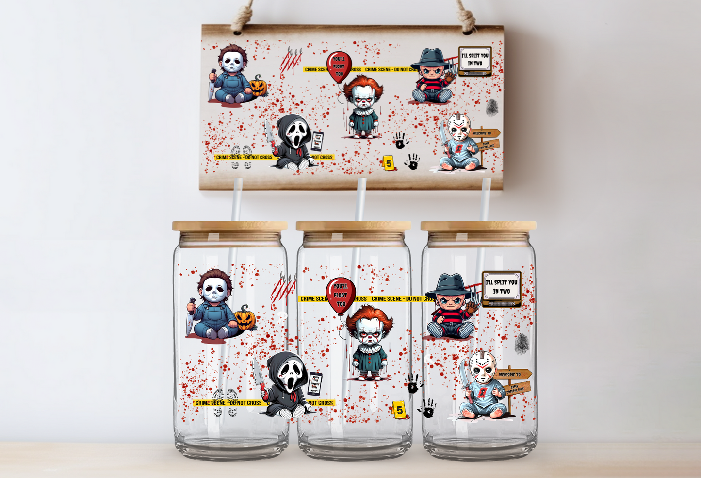 "Character Halloween" Uv-Transfer