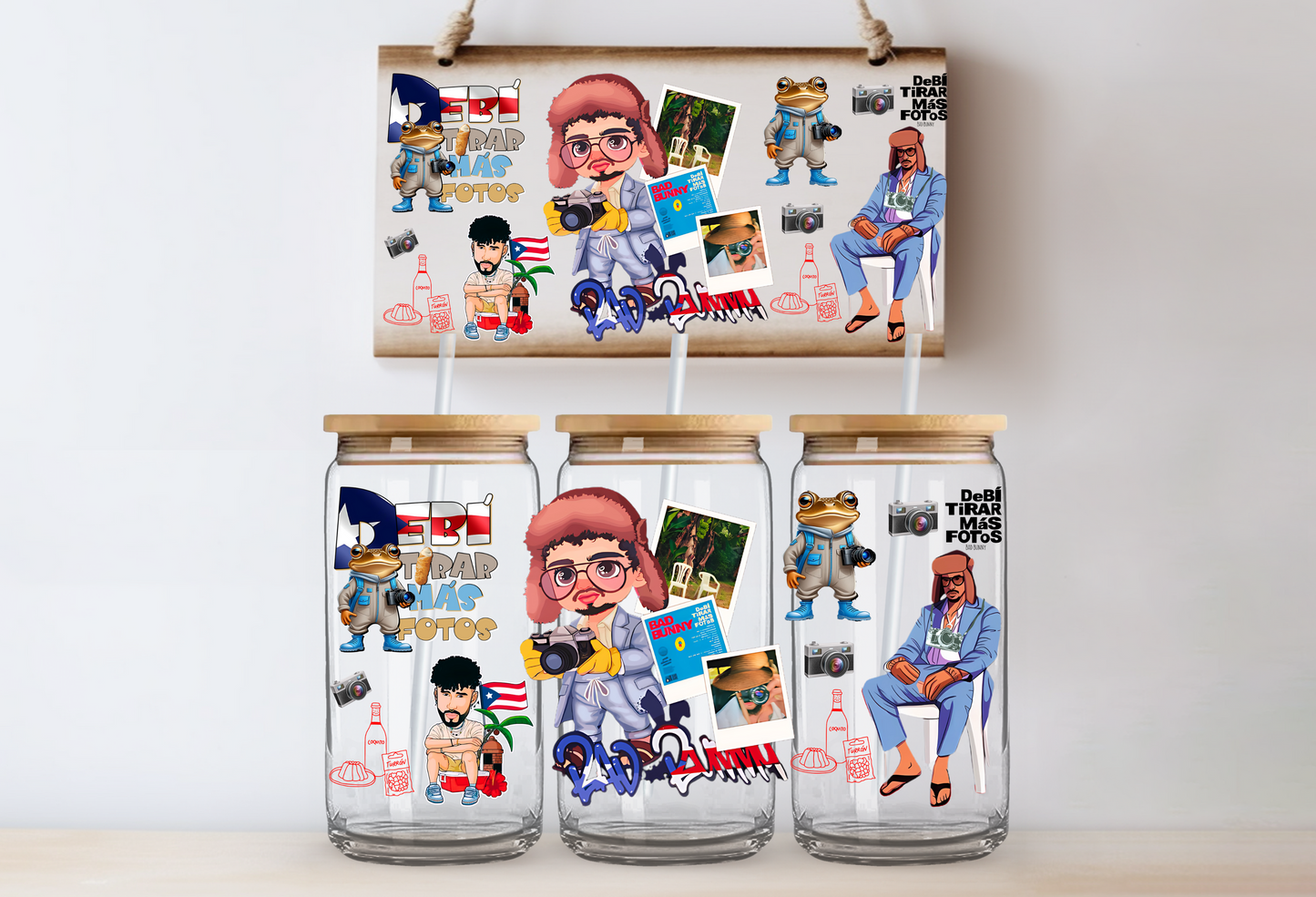 "Bad Bunny" Uv-Transfer