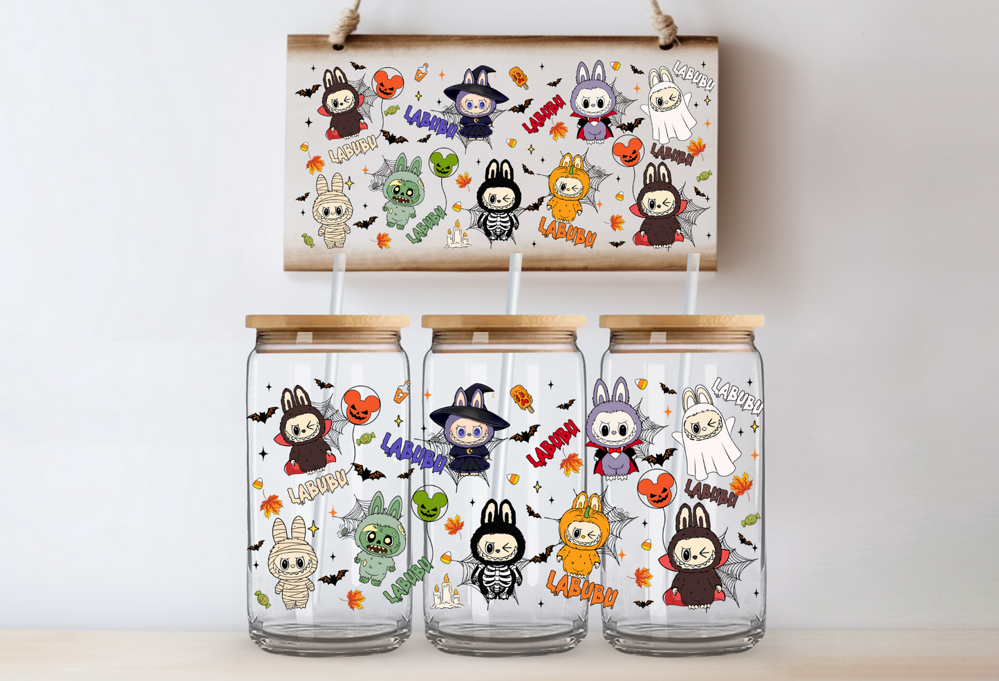 "Labubu Halloween" Uv-Transfer
