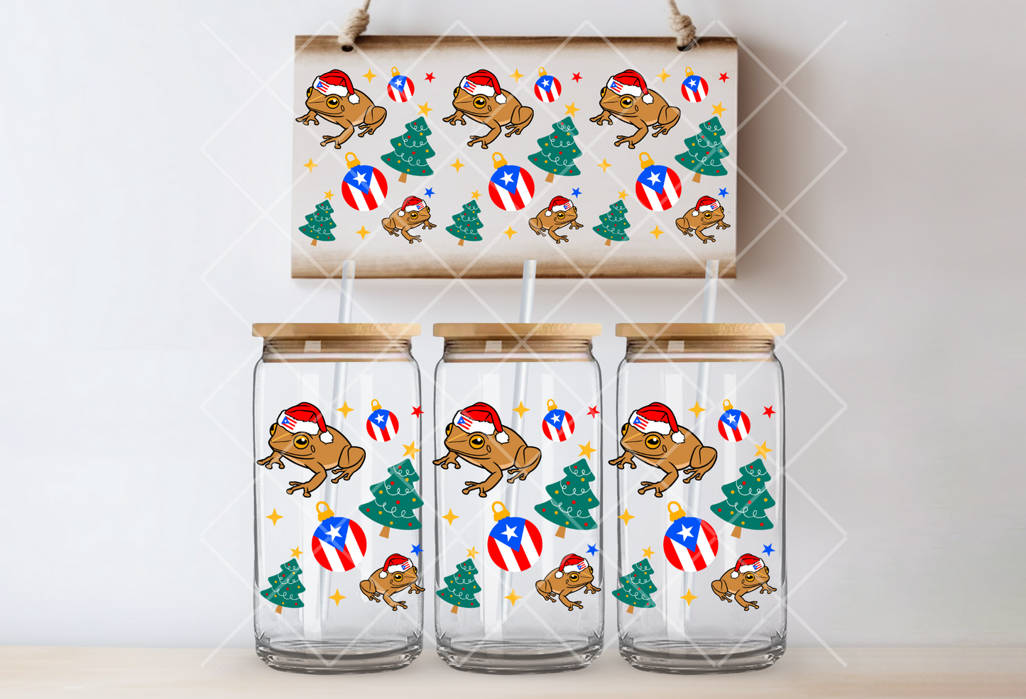 "Xmas Puerto Rico" Uv-Transfer