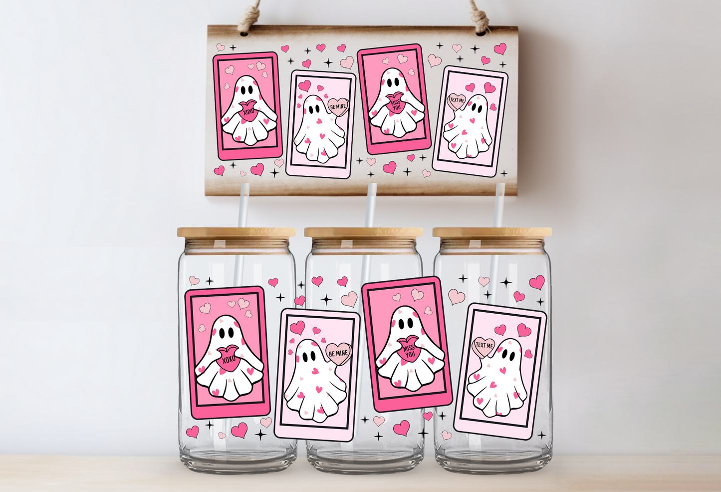 "Be Mine Boo" Uv-Transfer