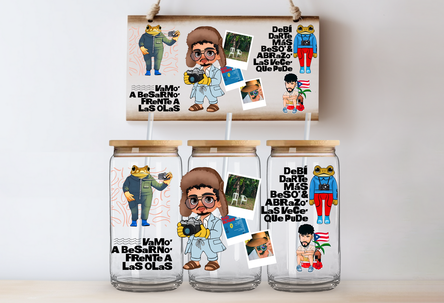 "Bad Bunny ๐ธ" Uv-Transfer