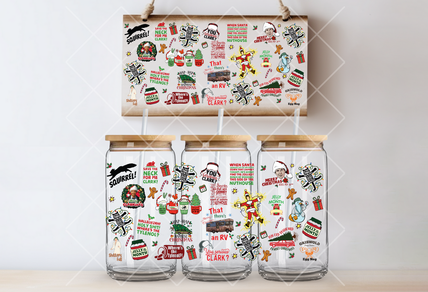 "Clark X-mas" Uv-Transfer