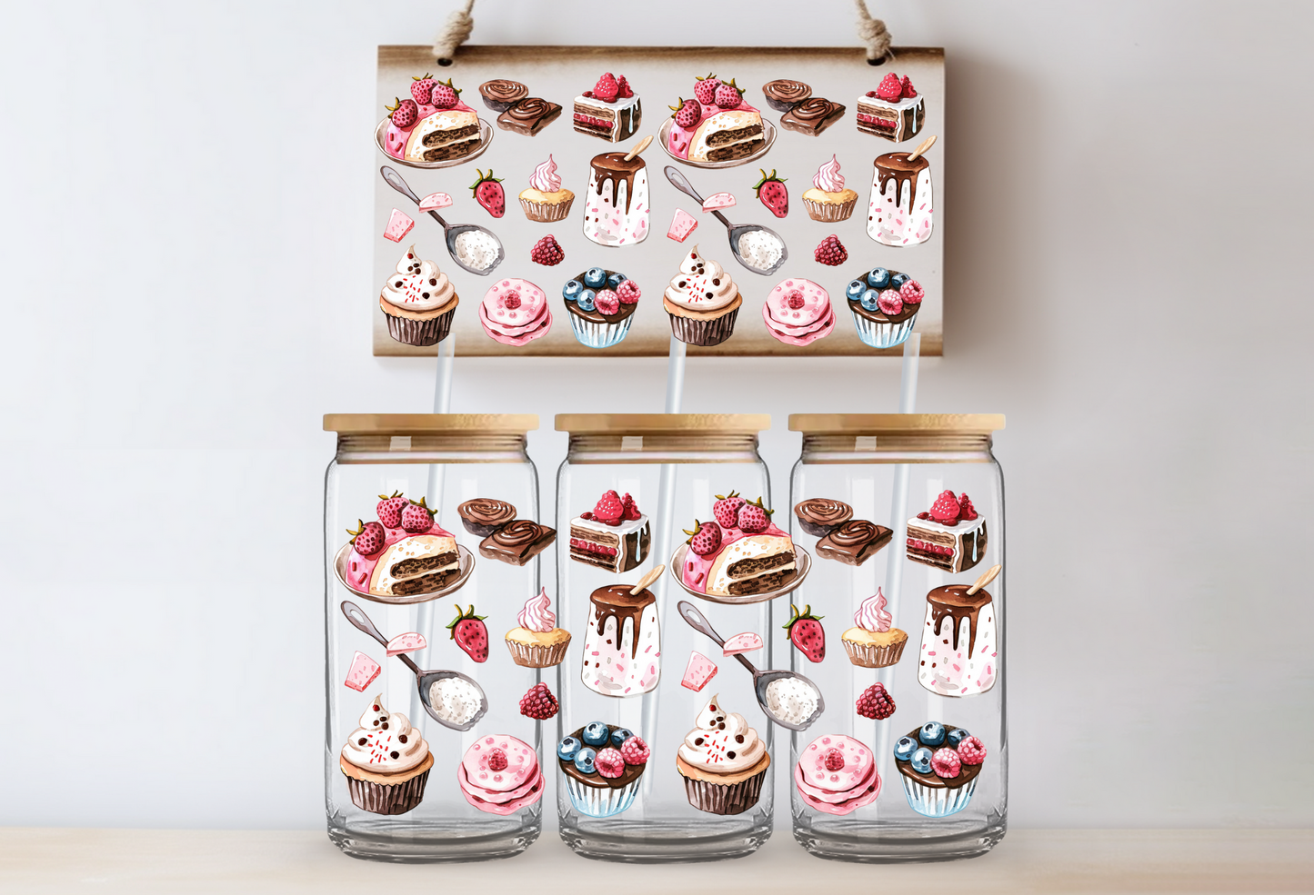 "Cupcake Donut" Uv-Transfer