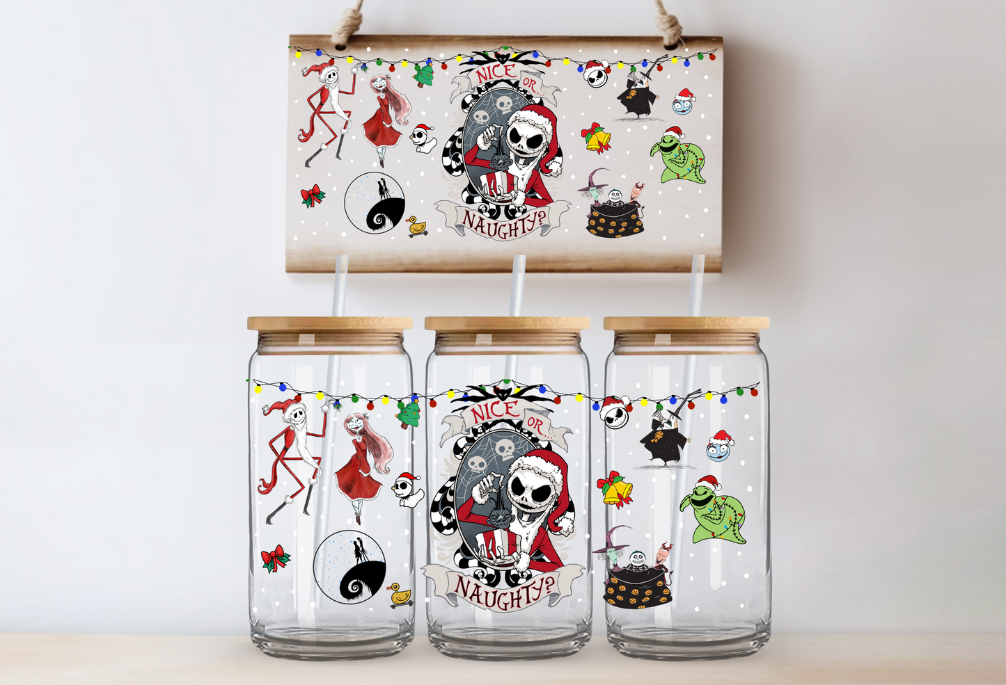 "Nice or Naughty" Uv-Transfer