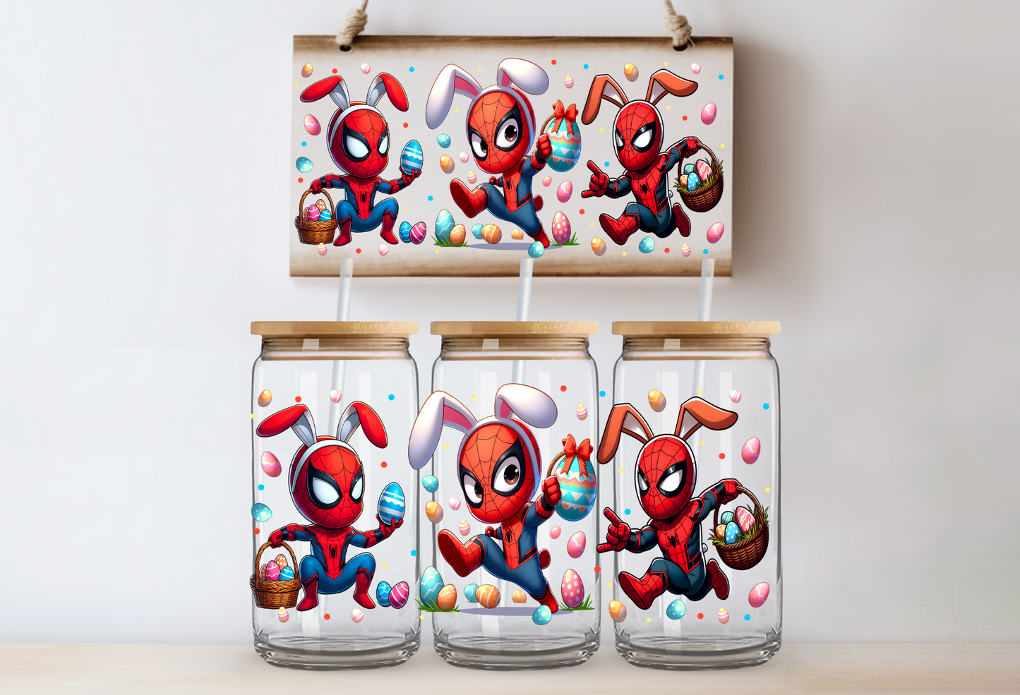 "Easter Spider" Uv-Transfer