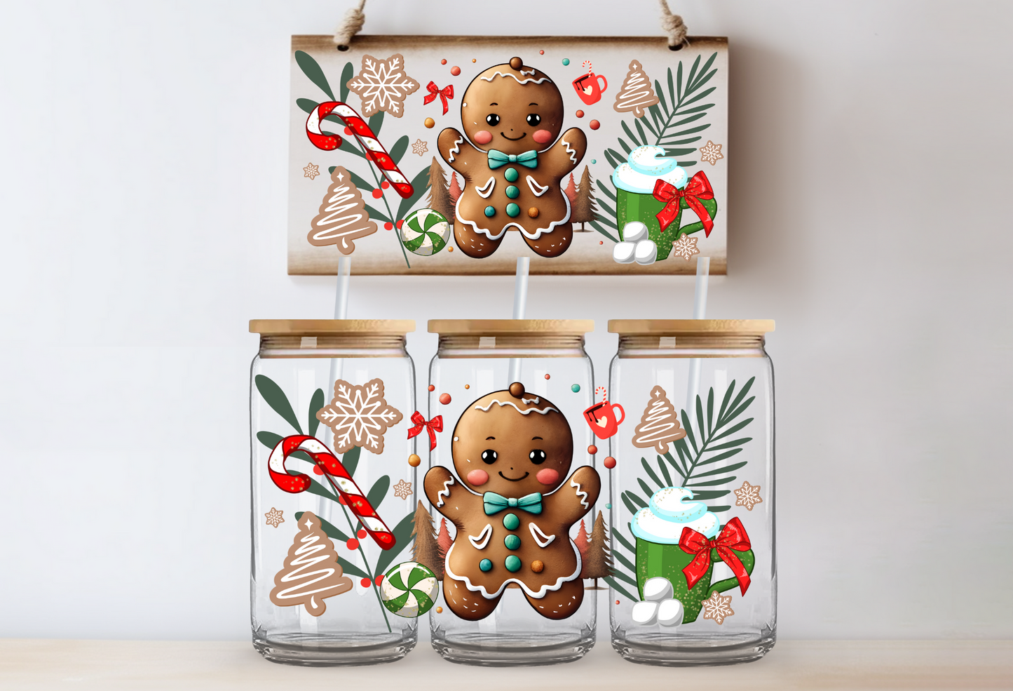 "Gingerbread" Uv-Transfer