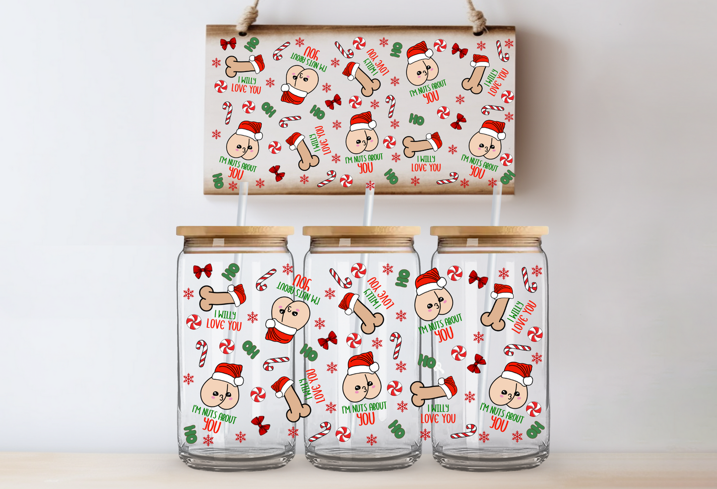 "I'm Nuts For You" Uv-Transfer