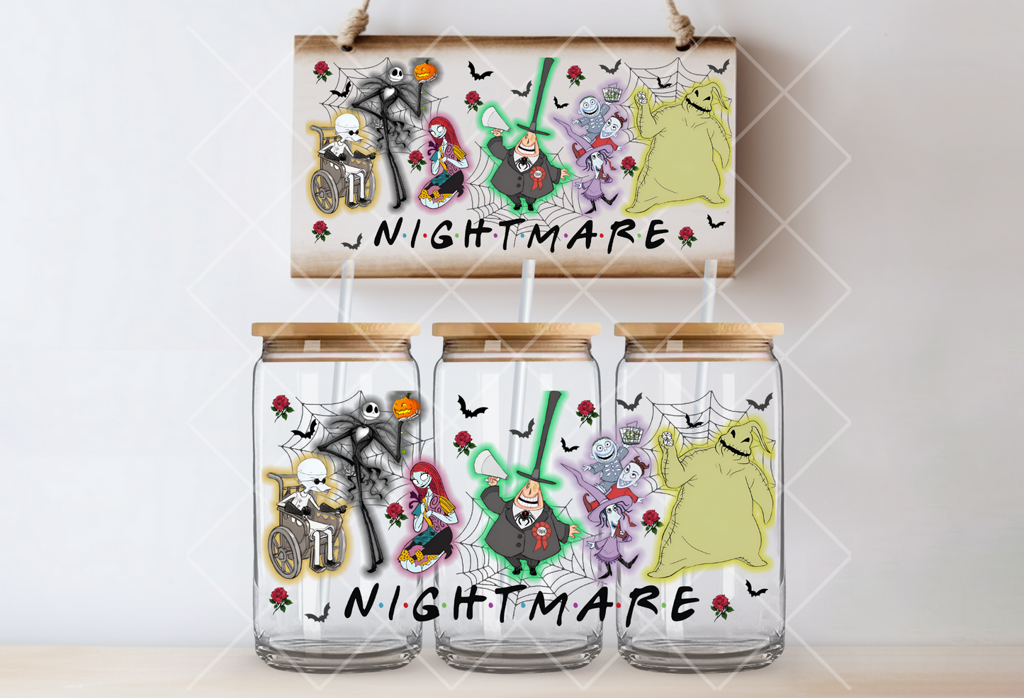 "N*I*G*H*T*M*A*R*E" Uv-Transfer