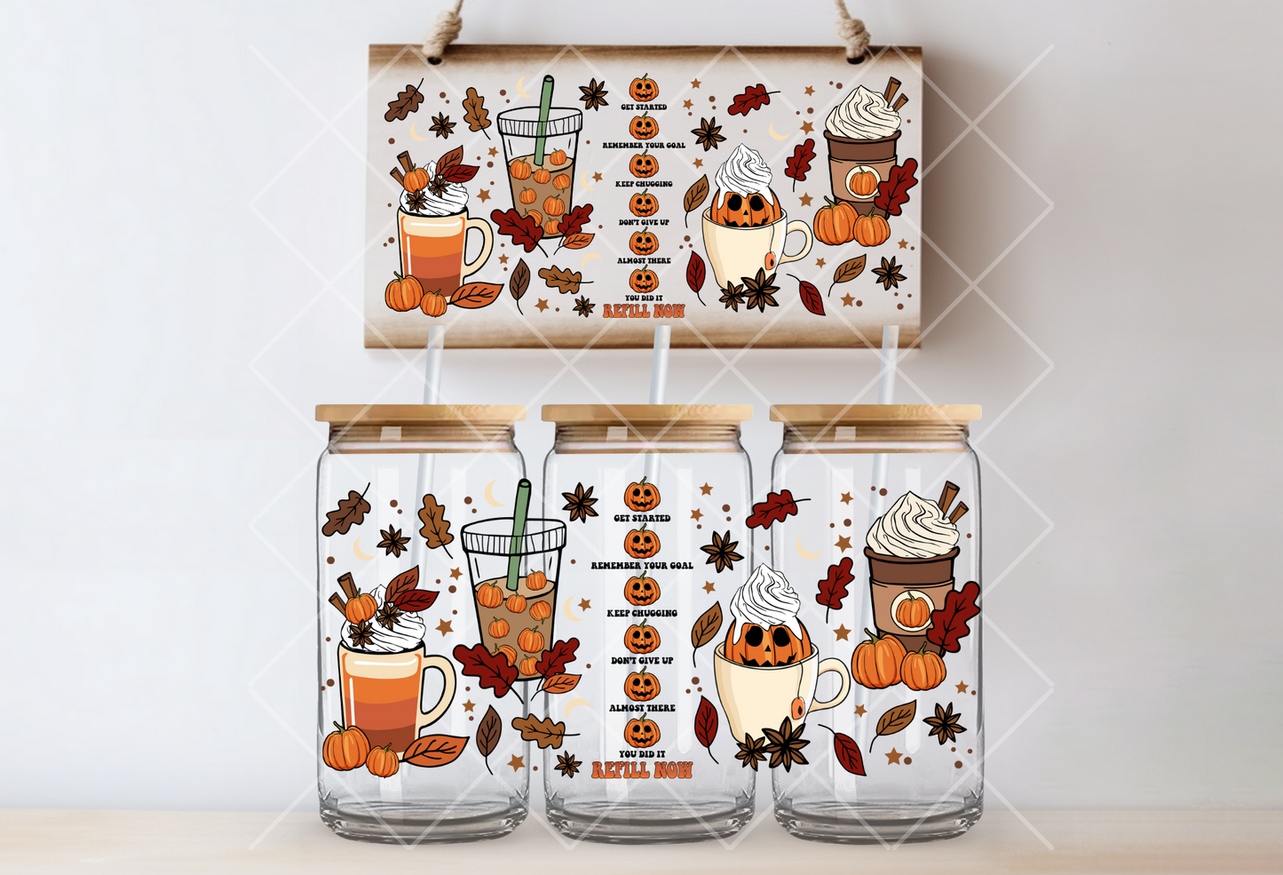 "Fall Vibes" Uv-Transfer