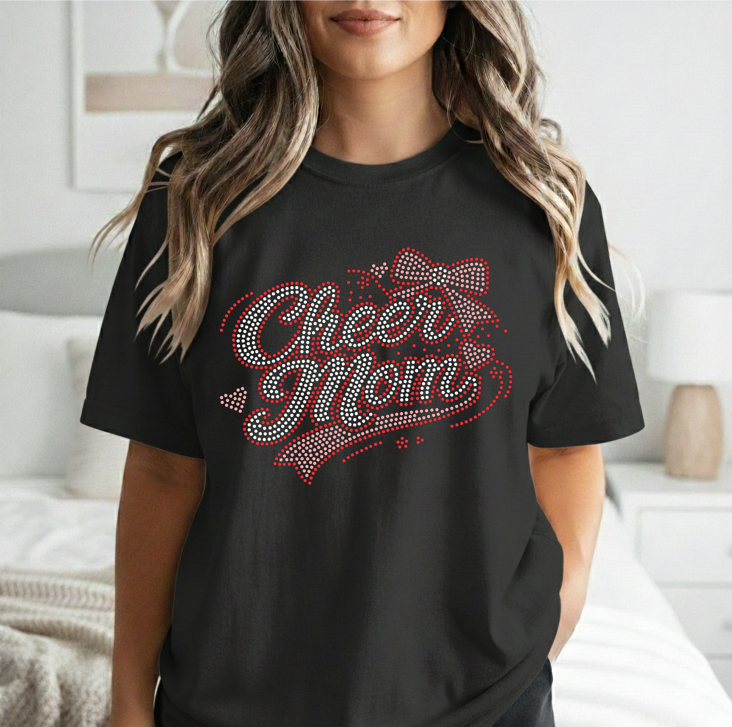 "Cheer Mom" Spangle Transfer