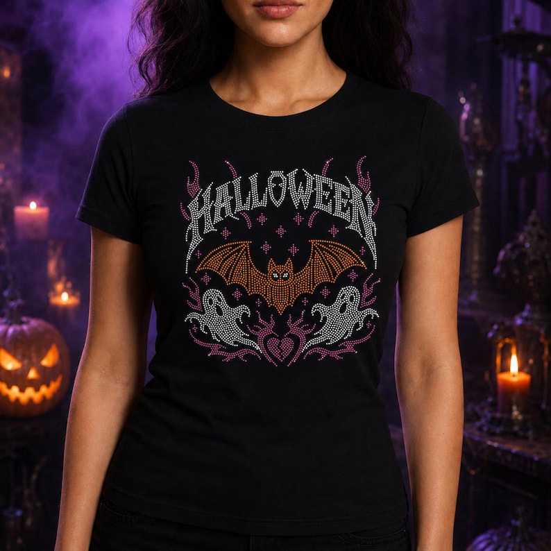 "Halloween Ghost" Spangle Transfer!