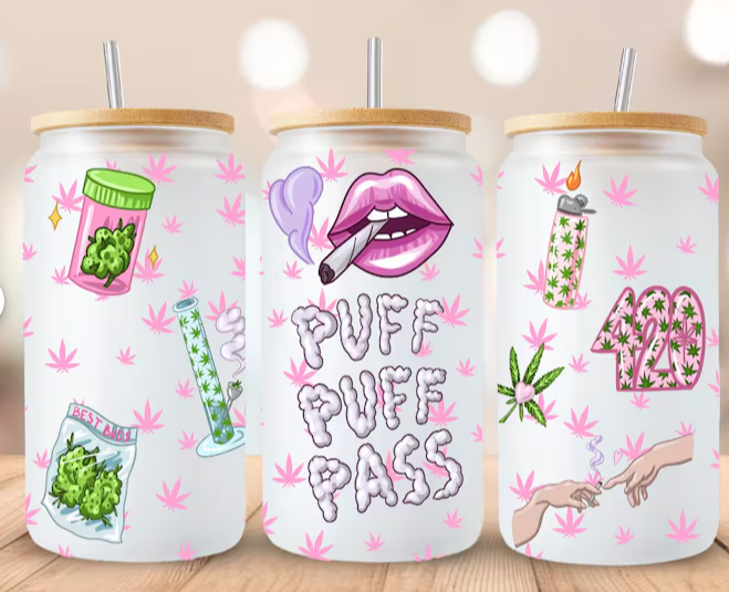 "PUFF PUFF PASS" Uv-Transfer