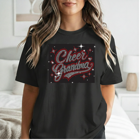 "Cheer Grandma" Spangle Transfer