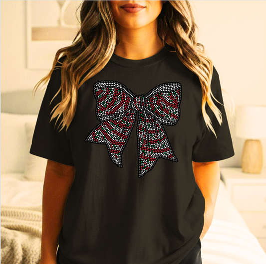 "Xmas Ribbon" Spangle Transfer