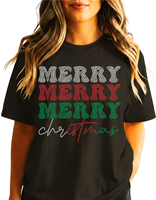 "Merry Merry" Spangle Transfer