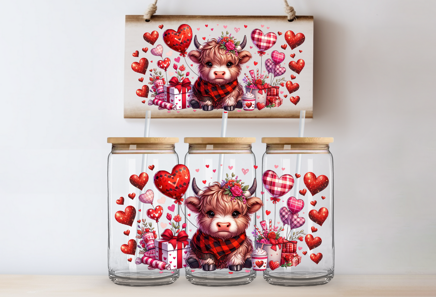 "Cows Love" Uv-Cup wrap