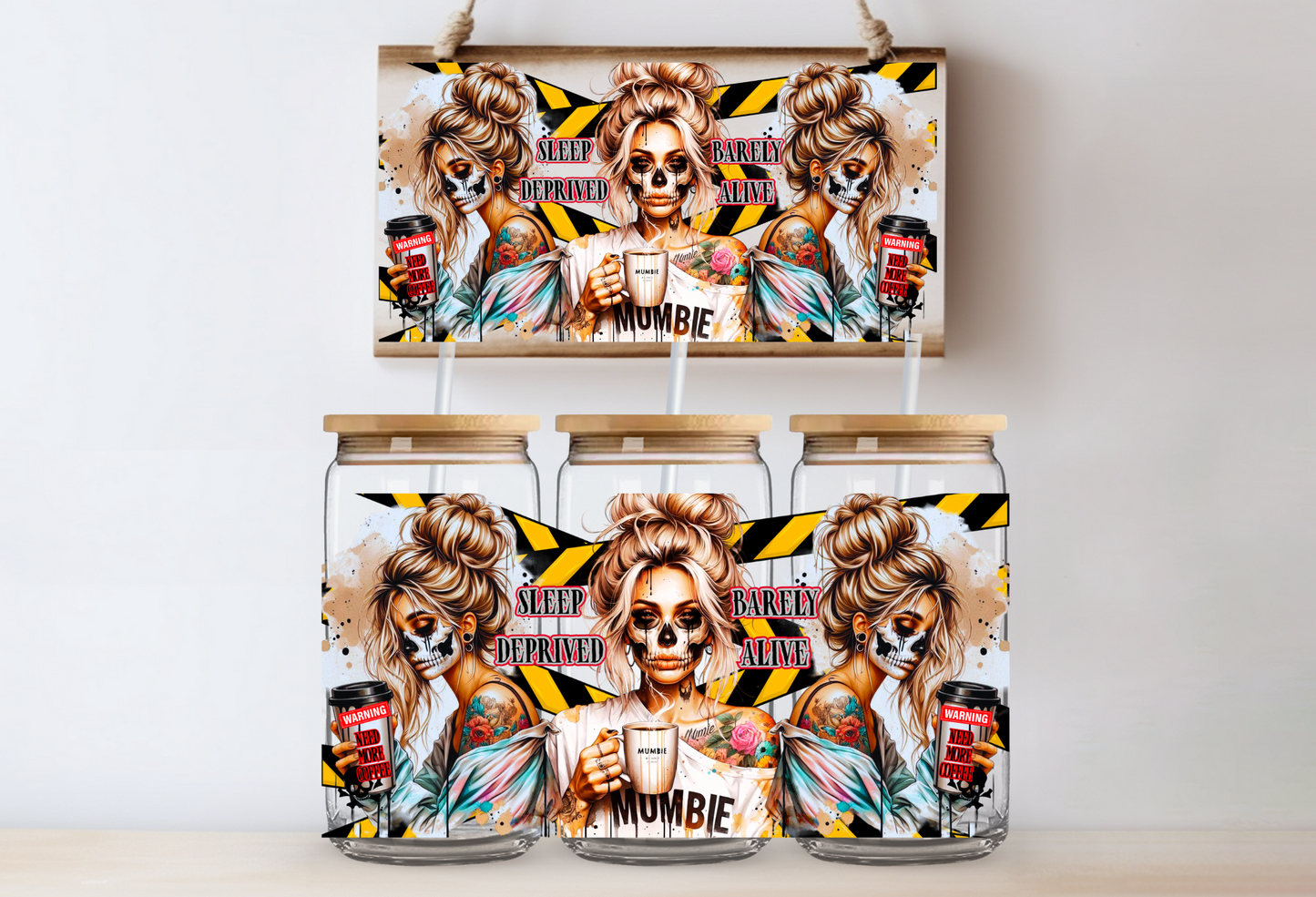 "MOMBIE" Uv-Transfer