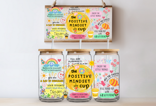 "Positivity Mindset Cup" Uv-Transfer