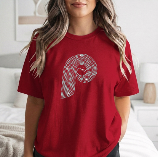 "Old School P" Spangle Transfer