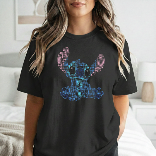 "Blue Guy" Spangle Transfer