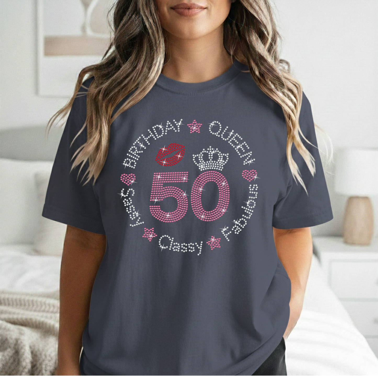 'Birthday Bling" Spangle Transfer