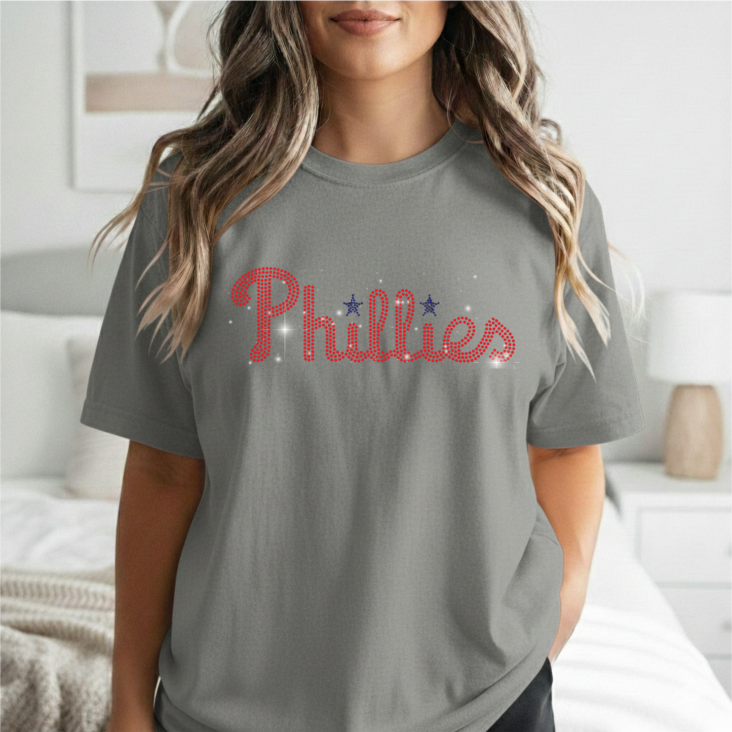 "Baseball P" Spangle Transfer