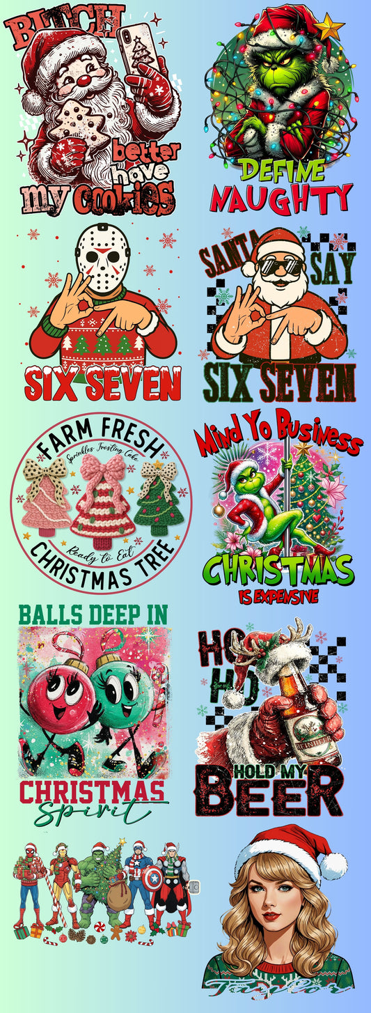 Christmas Pre-Made Gang Sheet