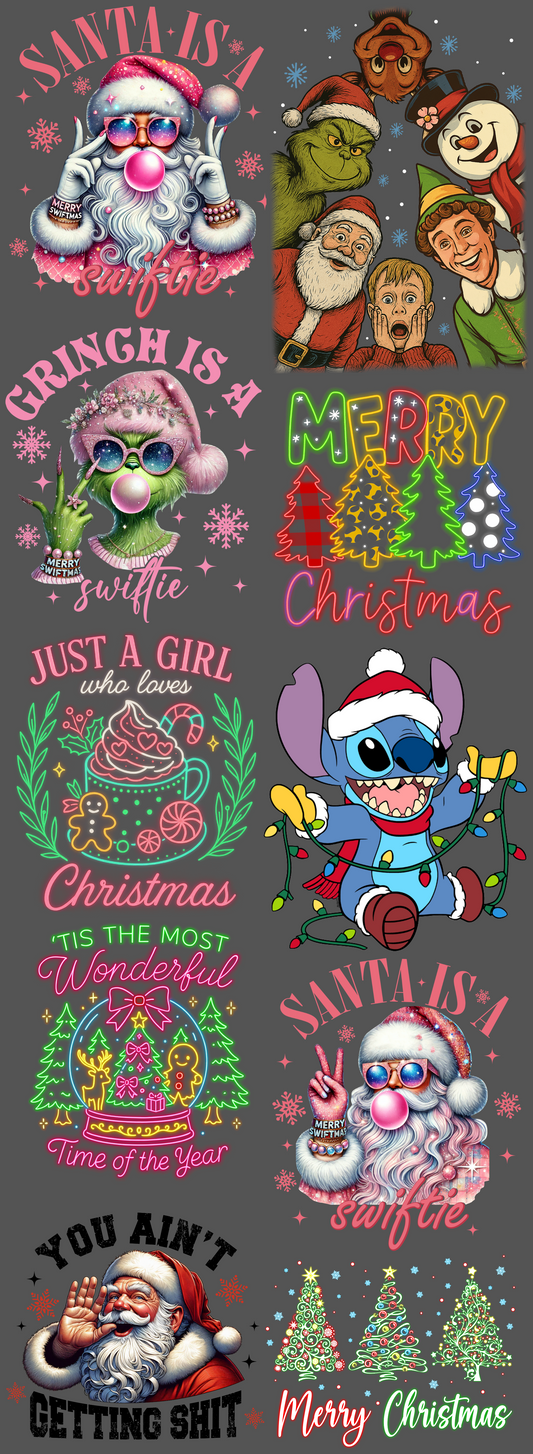 Christmas Pre-Made DTF Gang Sheet